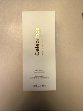 Celebritips Bye Bye Adhesive Multi-Task Nail Remover - White & Gold
